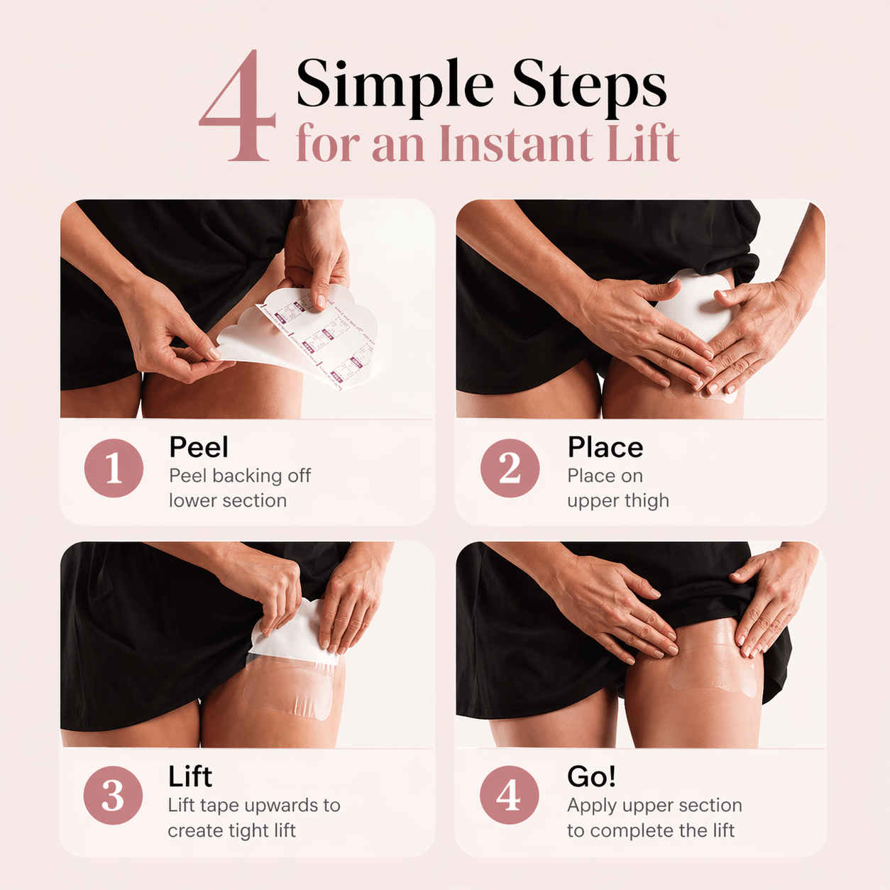 LiftHer Instant Thigh Lifting Tape